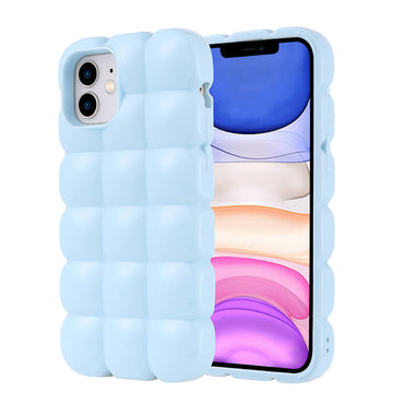 Apple iPhone 11 Case Shiny Flexible Silicone Zore Dom Dom Cover Lilac