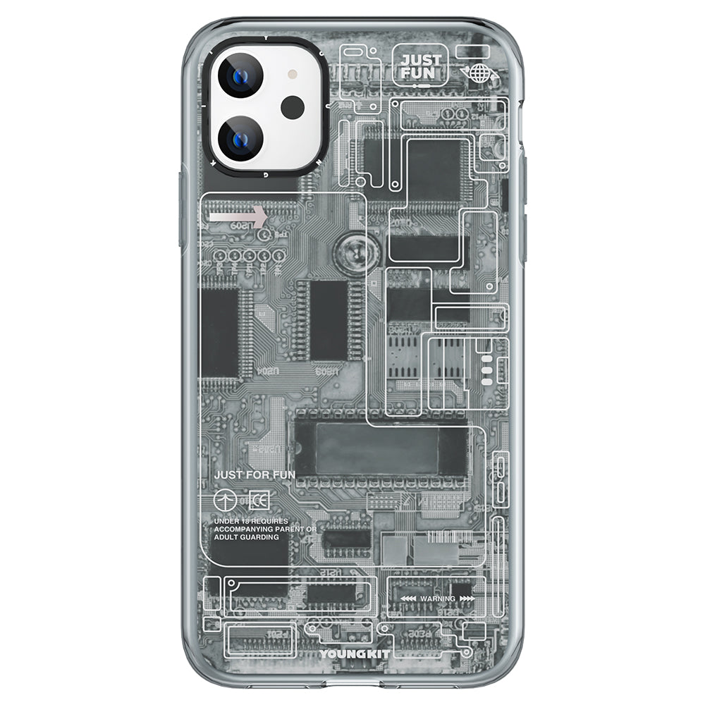 Apple iPhone 11 Case YoungKit Technology Series Cover White 