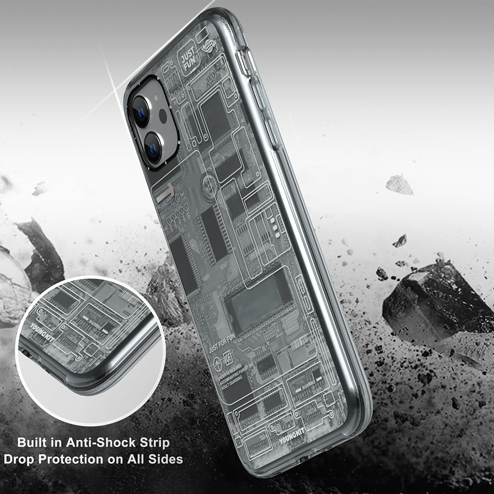 Apple iPhone 11 Case YoungKit Technology Series Cover White 