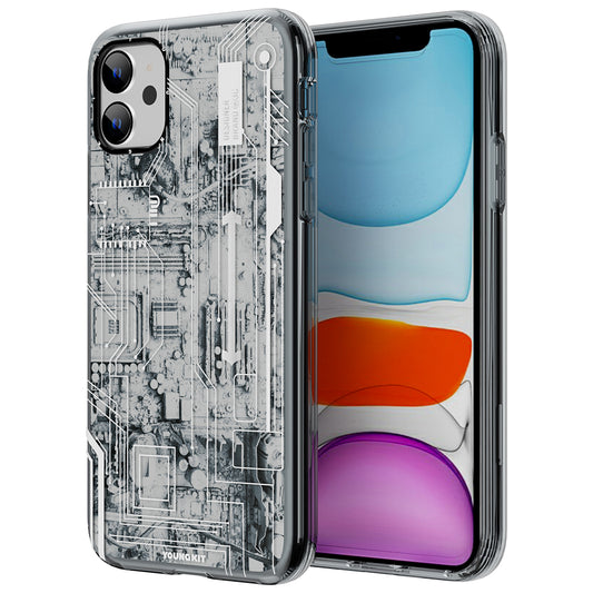 Apple iPhone 11 Case YoungKit Technology Series Cover White 