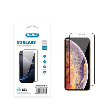 Apple iPhone 11 Pro Go Des OG Glass Antistatic Tempered Glass Screen Protector Transparent