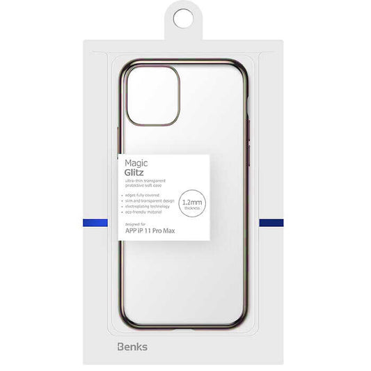 Apple iPhone 11 Pro Max Benks Magic Glitz Ultra-Thin Transparent Protective Soft Cover Gold