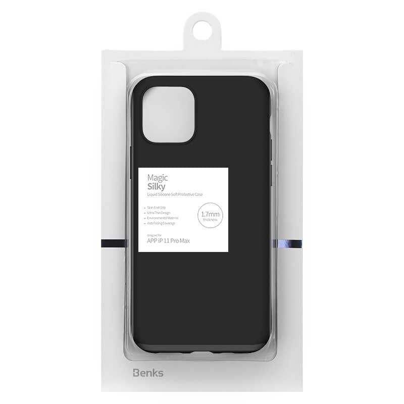Apple iPhone 11 Pro Max Case Benks Silicone Cover Gray