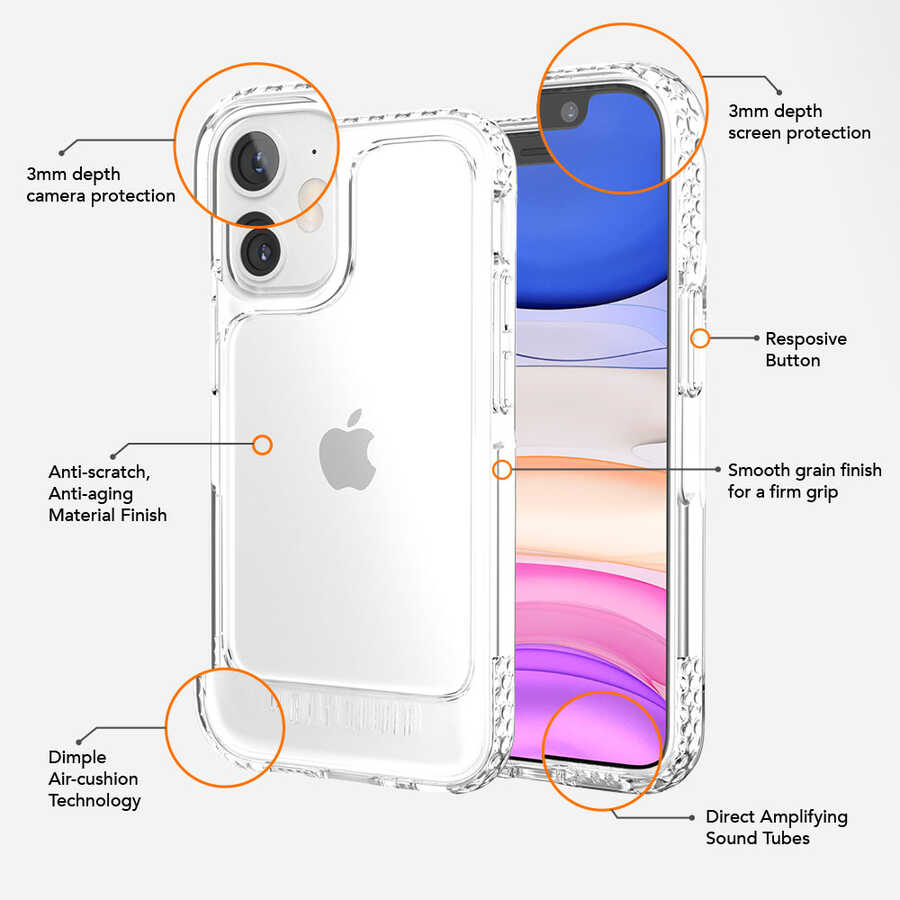 Apple iPhone 11 UR U Model Kapak Renksiz
