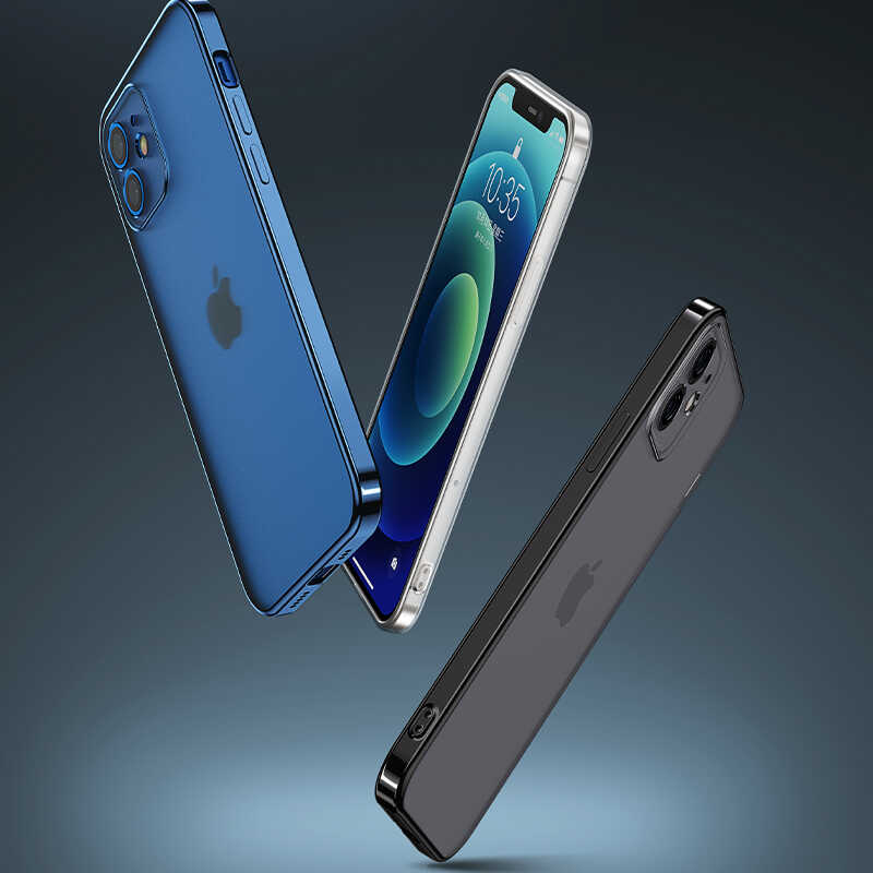 Apple iPhone 12 Benks Matte Electroplated TPU Cover Colorless 