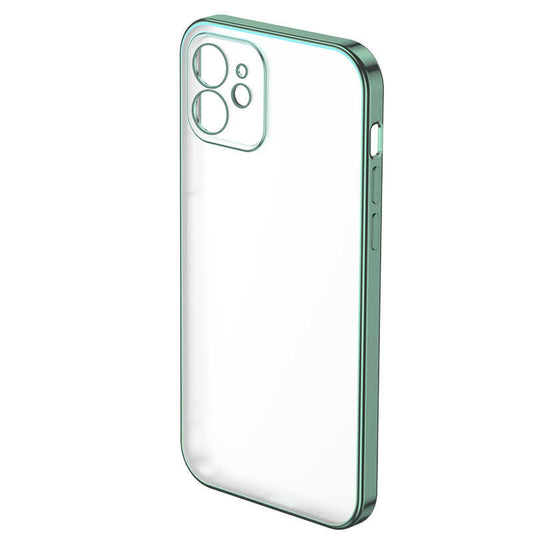 Apple iPhone 12 Benks Matte Electroplated TPU Cover Green 