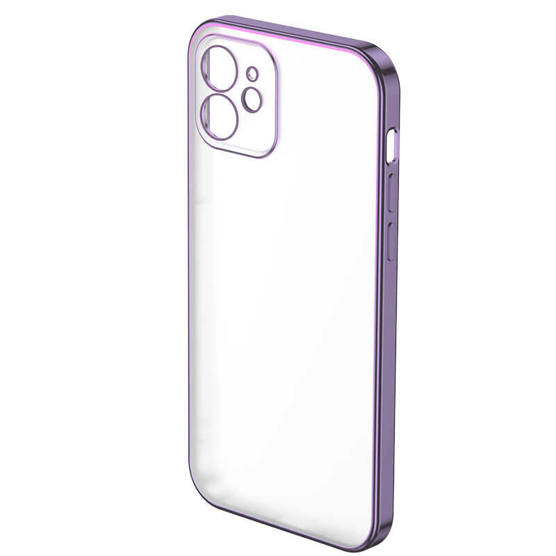 Apple iPhone 12 Benks Matte Electroplated TPU Cover Purple 