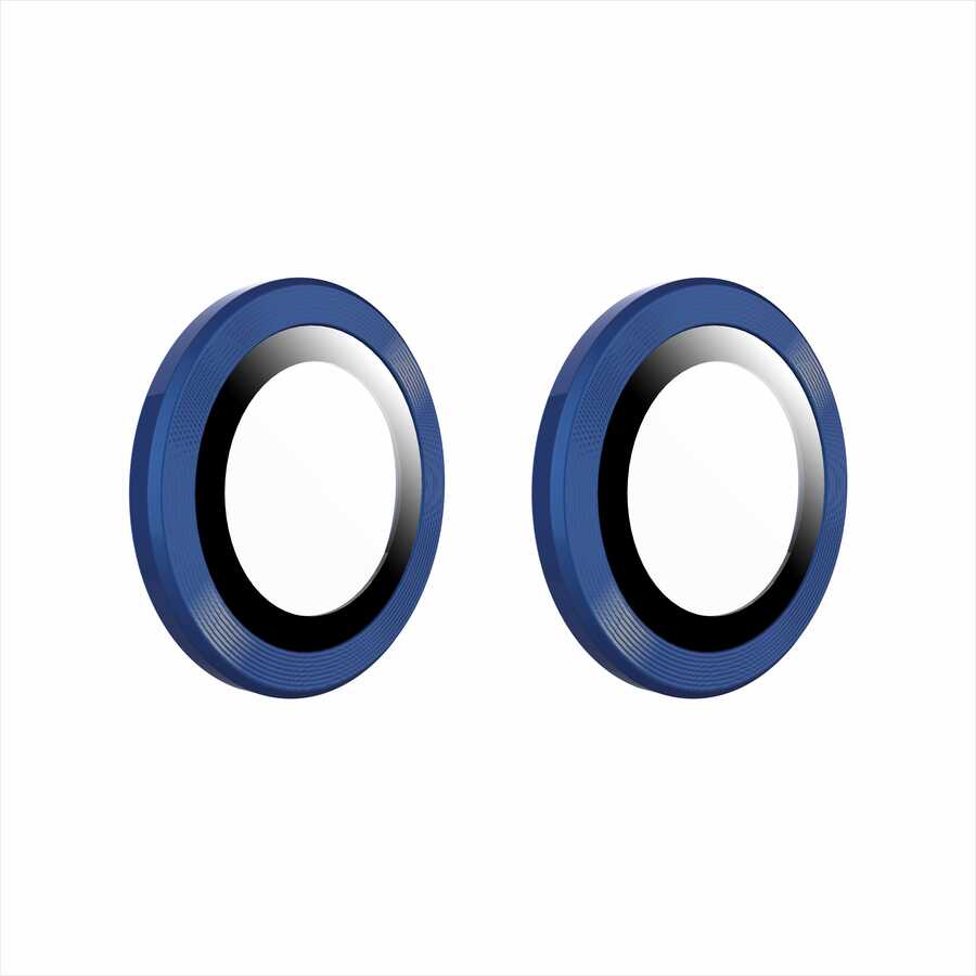 Apple iPhone 12 Go Des Eagle Camera Lens Protector Navy Blue