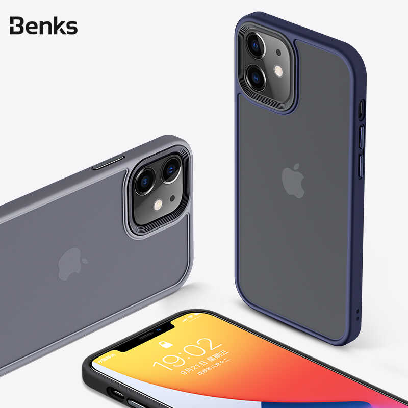 Apple iPhone 12 Case Benks Hybrid Cover Dark Green