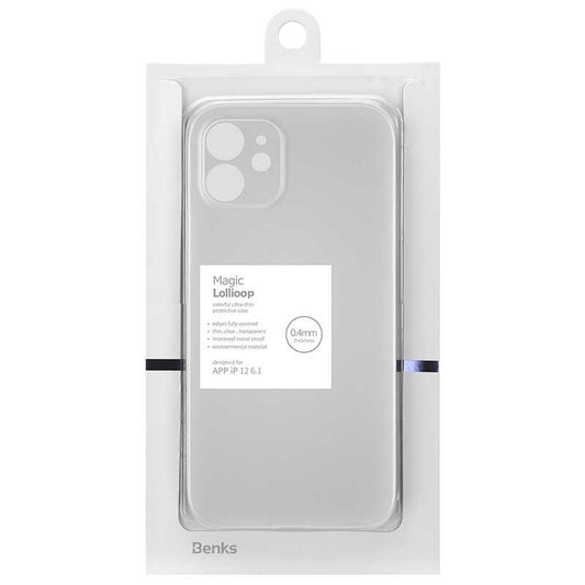 Apple iPhone 12 Case Benks Lollipop Protective Cover White