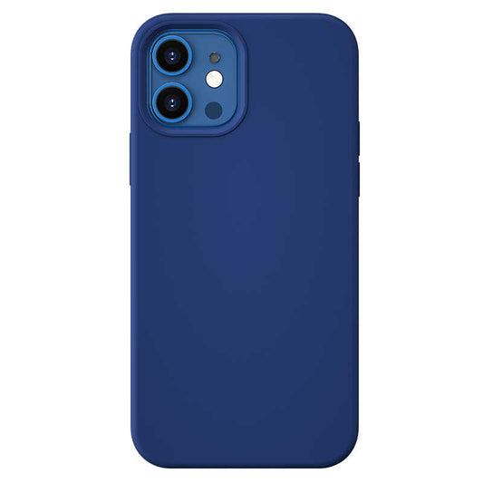 Apple iPhone 12 Case Benks M-safe Magnetic Original Apple MFI Certified Silicone Cover Blue
