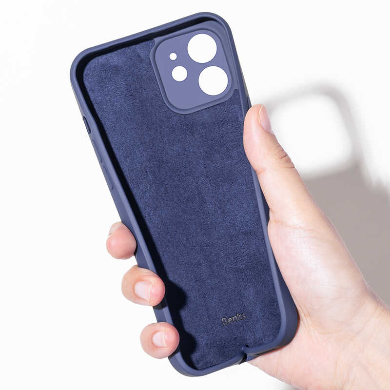 Apple iPhone 12 Case Benks Painting TPU Cover Lavendery Gray 