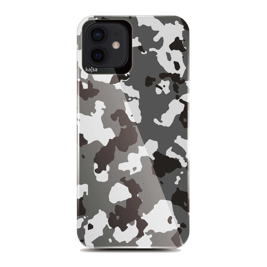 Apple iPhone 12 Case Kajsa Camo Cover NO3 