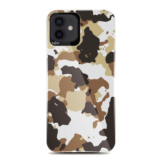 Apple iPhone 12 Case Kajsa Camo Cover NO4 