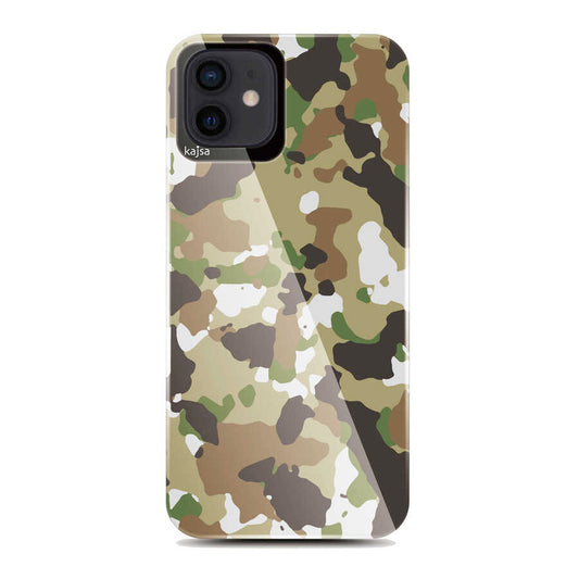 Apple iPhone 12 Case Kajsa Camo Cover NO2 
