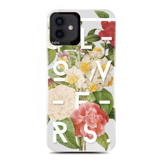 Apple iPhone 12 Case Kajsa Floral Cover NO4 