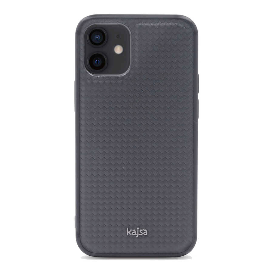 Apple iPhone 12 Kılıf Kajsa Preppie Serisi Dark Kapak NO3