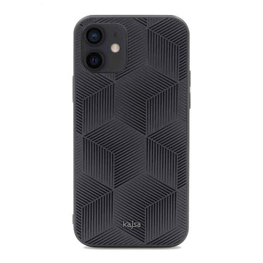 Apple iPhone 12 Kılıf Kajsa Splendid Serisi 3D Cube Kapak