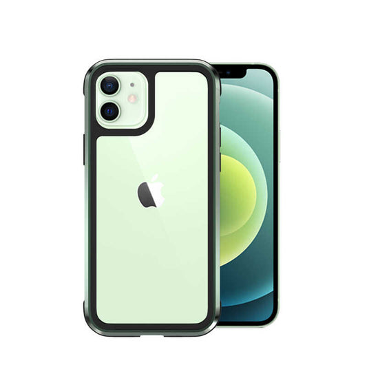 Apple iPhone 12 Case Wiwu Defens Armor Cover Green