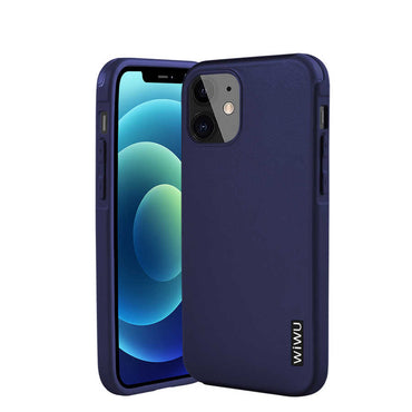 Apple iPhone 12 Case Wiwu Sand Stone Cover Blue 