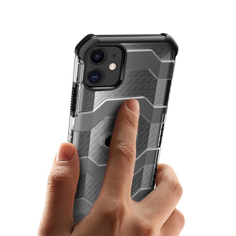 Apple iPhone 12 Case Wiwu Voyager Cover Black