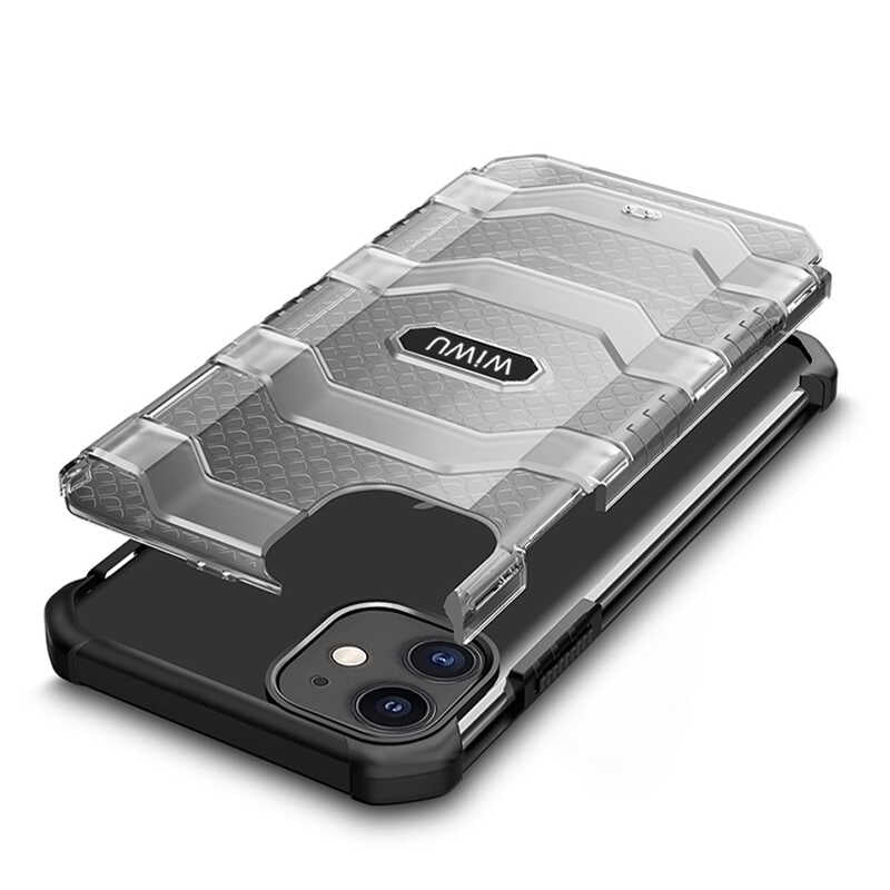 Apple iPhone 12 Case Wiwu Voyager Cover Blue
