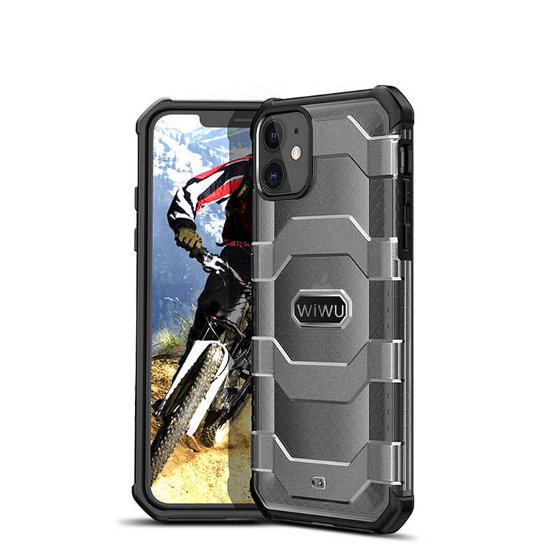 Apple iPhone 12 Case Wiwu Voyager Cover Black