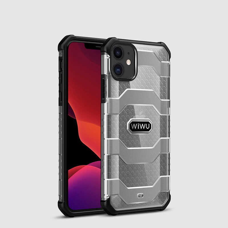 Apple iPhone 12 Case Wiwu Voyager Cover Black