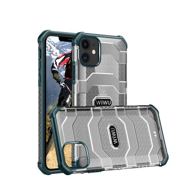 Apple iPhone 12 Case Wiwu Voyager Cover Blue