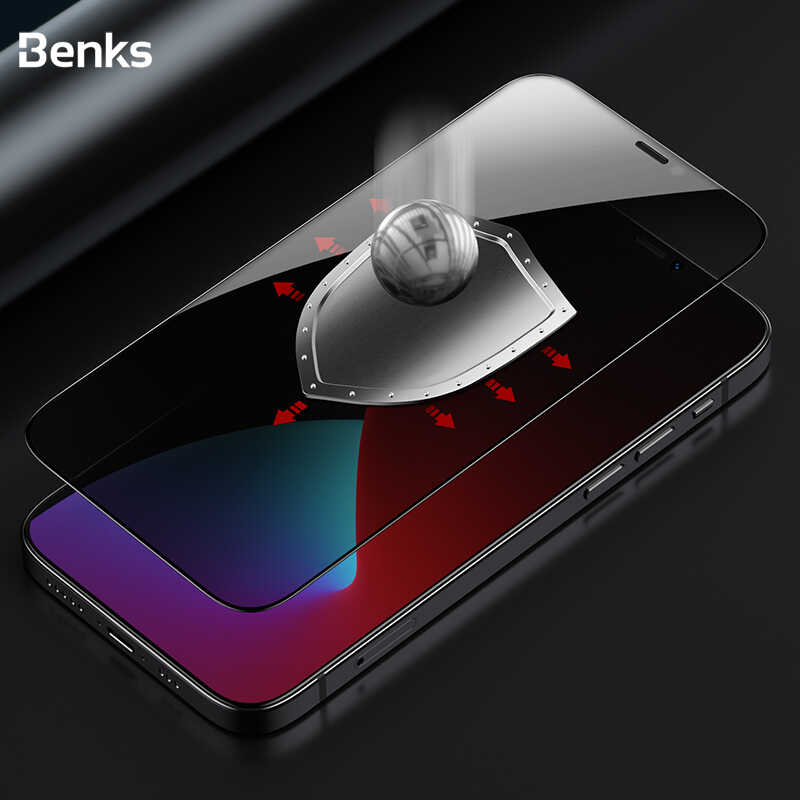 Apple iPhone 12 Mini Benks 0.3mm V Pro Privacy Screen Protector Black