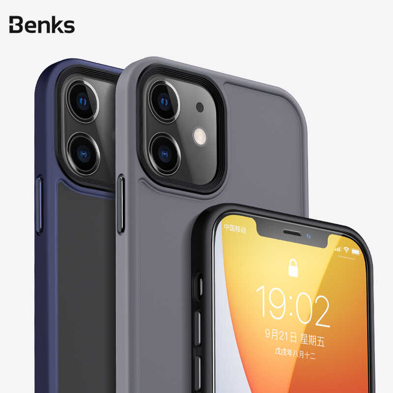 Apple iPhone 12 Mini Case Benks Hybrid Cover Gray