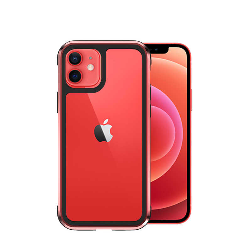Apple iPhone 12 Mini Case Wiwu Defens Armor Cover Red
