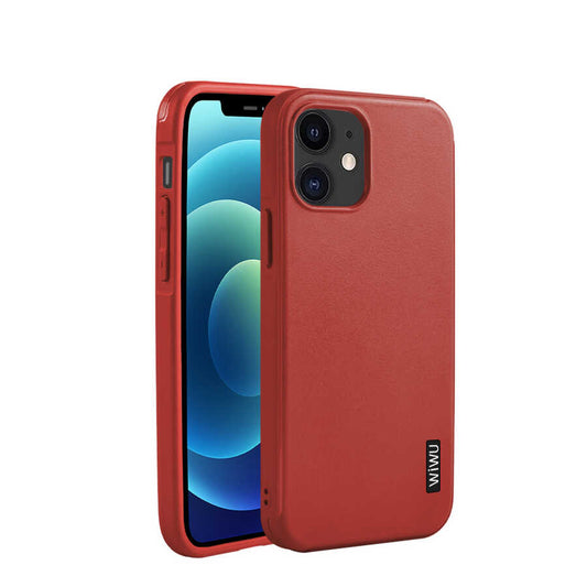 Apple iPhone 12 Mini Case Wiwu Sand Stone Cover Red 