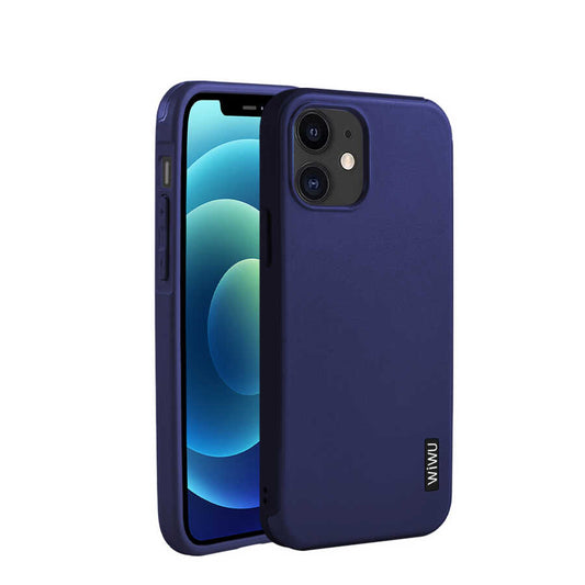 Apple iPhone 12 Mini Case Wiwu Sand Stone Cover Blue 