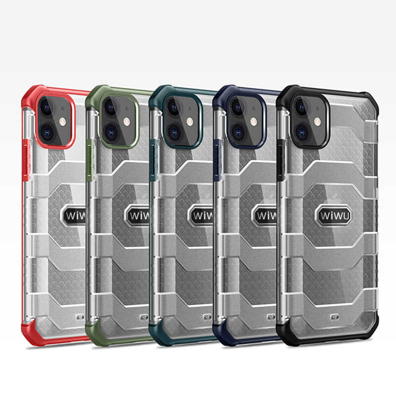 Apple iPhone 12 Mini Case Wiwu Voyager Cover Red
