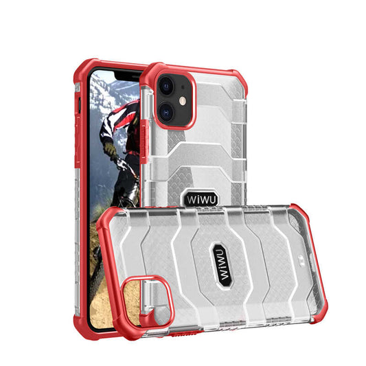 Apple iPhone 12 Mini Case Wiwu Voyager Cover Red