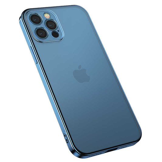 Apple iPhone 12 Pro Benks Matte Electroplated TPU Cover Blue 