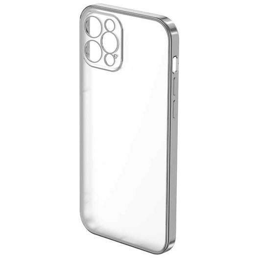 Apple iPhone 12 Pro Benks Matte Electroplated TPU Cover Silver 