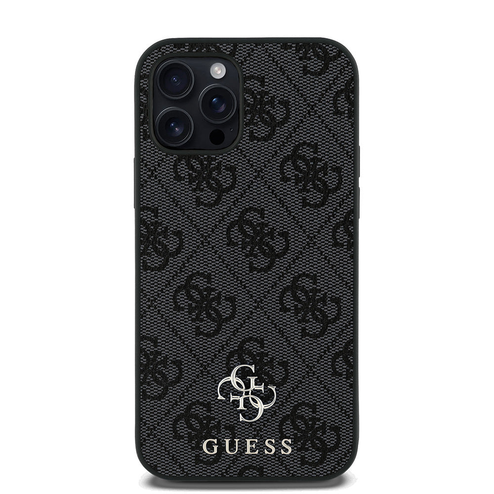 Apple iPhone 12 Pro Case Guess Original Licensed M-safe Charging Feature Small 4G Classic Cover Pink