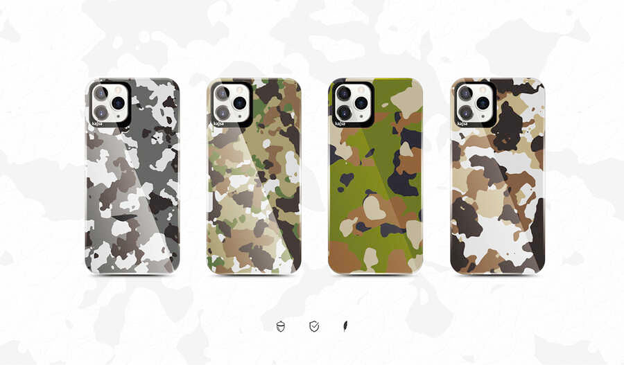 Apple iPhone 12 Pro Case Kajsa Camo Cover NO4 