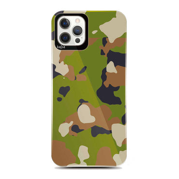 Apple iPhone 12 Pro Case Kajsa Camo Cover NO1 