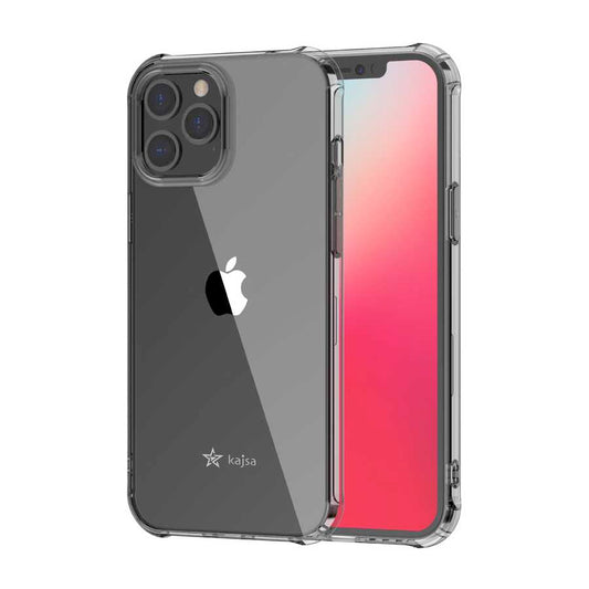 Apple iPhone 12 Pro Case Kajsa Transparent Cover Gray 