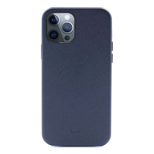 Apple iPhone 12 Pro Case Kajsa Woven Cover Blue 