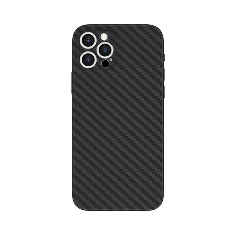 Apple iPhone 12 Pro Case Wiwu Skin Carbon PP Cover Black
