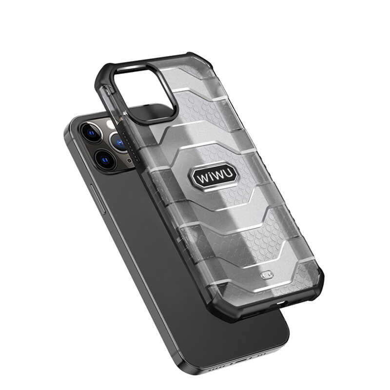 Apple iPhone 12 Pro Case Wiwu Voyager Cover Black