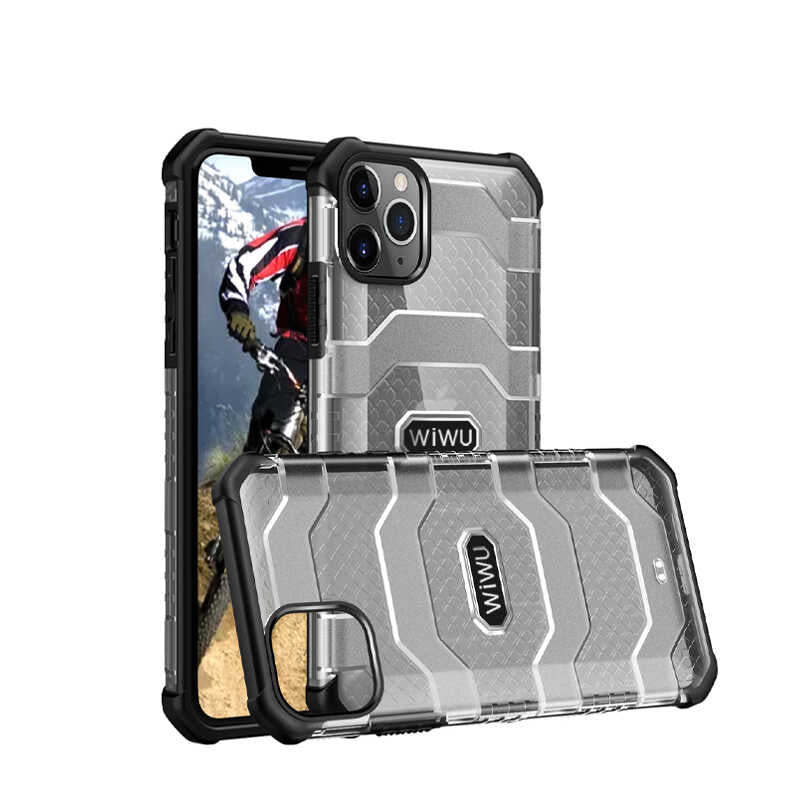 Apple iPhone 12 Pro Case Wiwu Voyager Cover Black