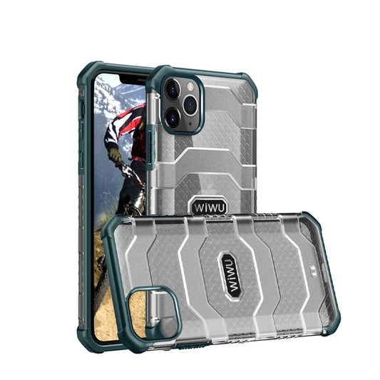Apple iPhone 12 Pro Case Wiwu Voyager Cover Dark Green