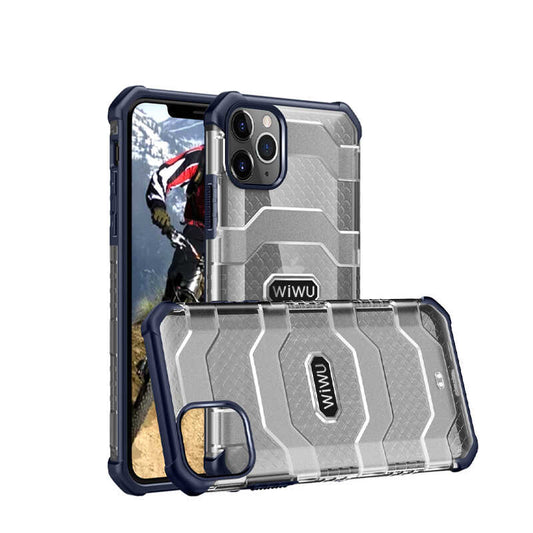 Apple iPhone 12 Pro Case Wiwu Voyager Cover Blue