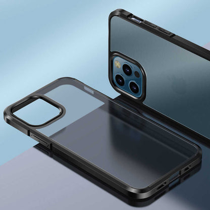 Apple iPhone 12 Pro Kılıf Wlons H-Bom Kapak Siyah