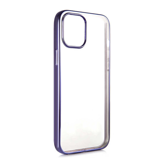 Apple iPhone 12 Pro Max Benks Magic Glitz Ultra-Thin Transparent Protective Soft Cover Purple
